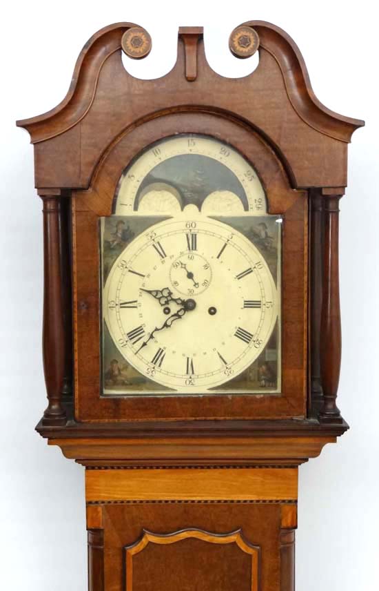 19Th Century Longcase Gradfather Clock Sold For £650