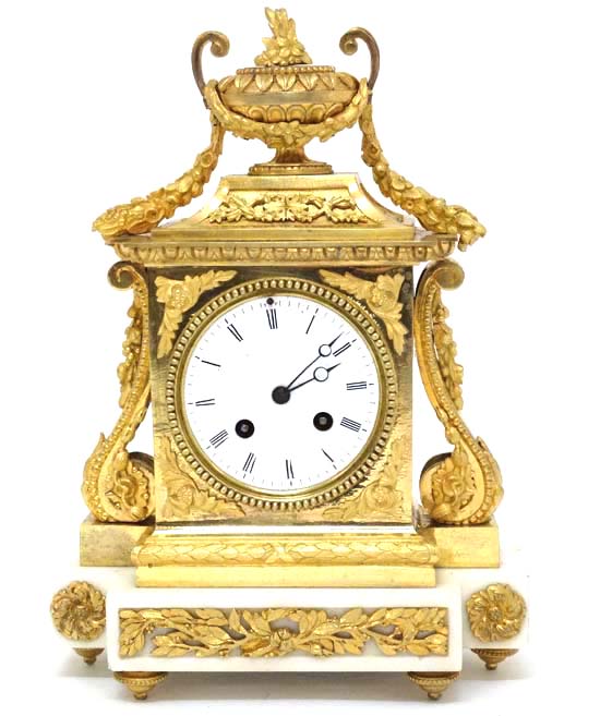 19Th Century Ormolou And Marble Mantle Clock Sold For £900