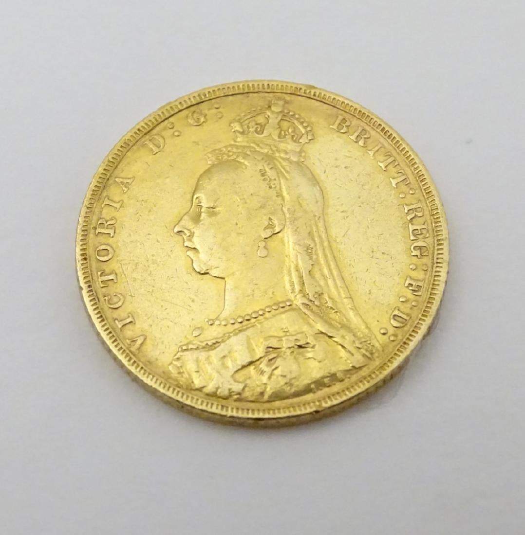 An 1892 Gold Sovereign, Melbourne Mint. Sold For £320
