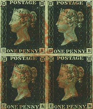 Victorian Penny Blacks Sold For £850